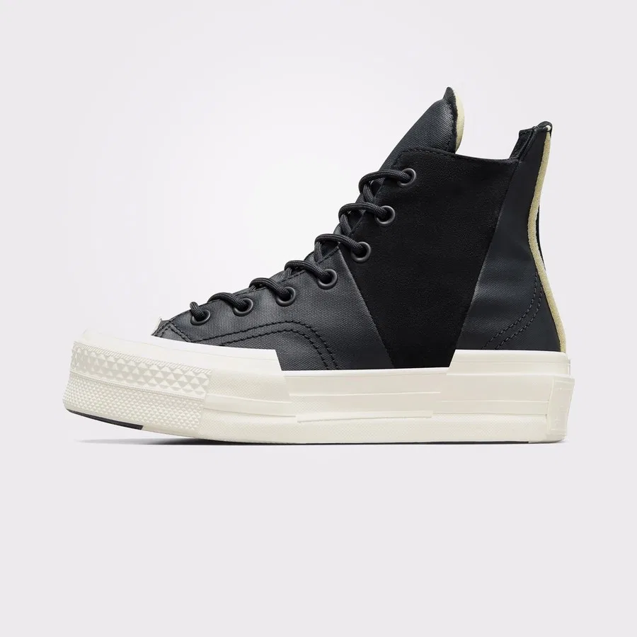 Кроссовки повседневные с принтом Chuck 70 Plus Mixed Material Converse, Черный — фото 4