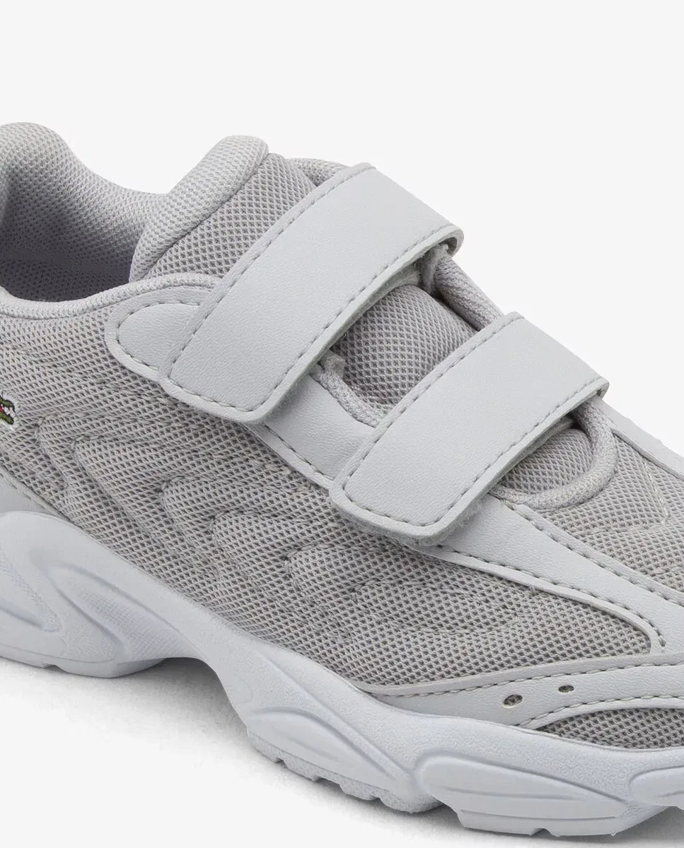 Детские кроссовки с крокодилом Storm 96 2K Lite Lacoste, Gris Claro — фото 4