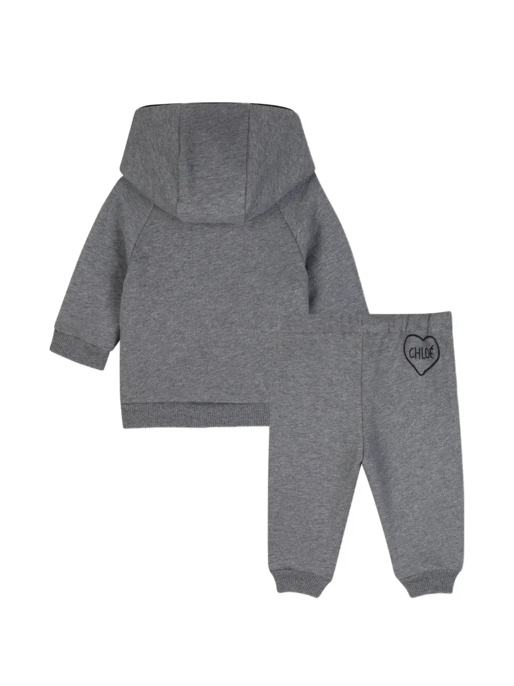 Спортивный костюм с вышивкой Chloe Kids, серый — фото 2
