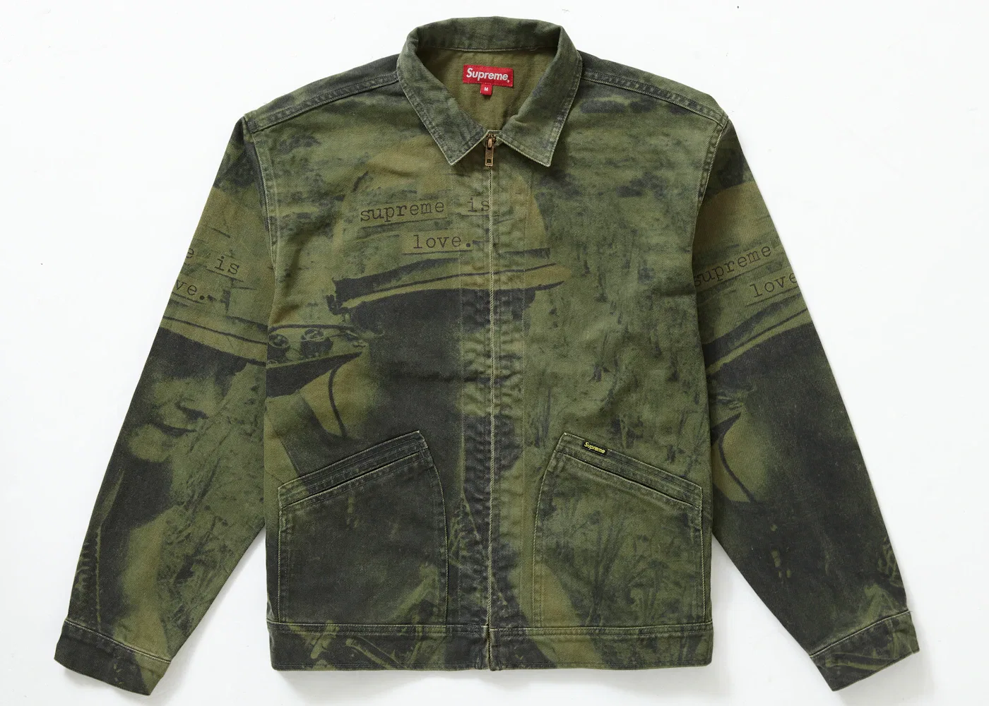 Мужская джинсовая куртка с длинным рукавом Work Jacket Supreme, Olive