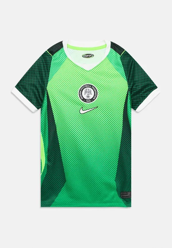 Футбольная футболка с технологией Dri-fit Nigeria nff stad unisex Nike Performance pine green, electric green, white, белый/зеленый — фото 3