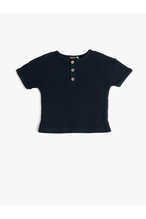 Детская футболка хлопковая Koton, Navy Blue