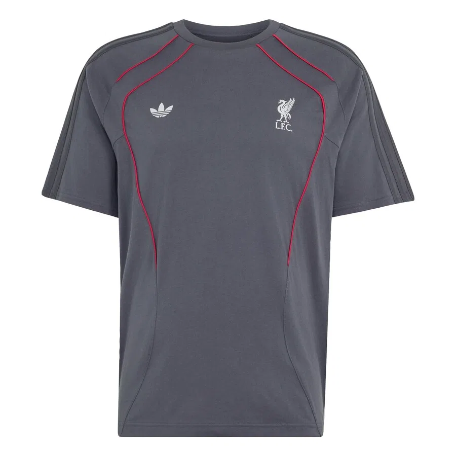 Футболка ADIDAS ORIGINALS 'LFC' в цветах антрацит и графит