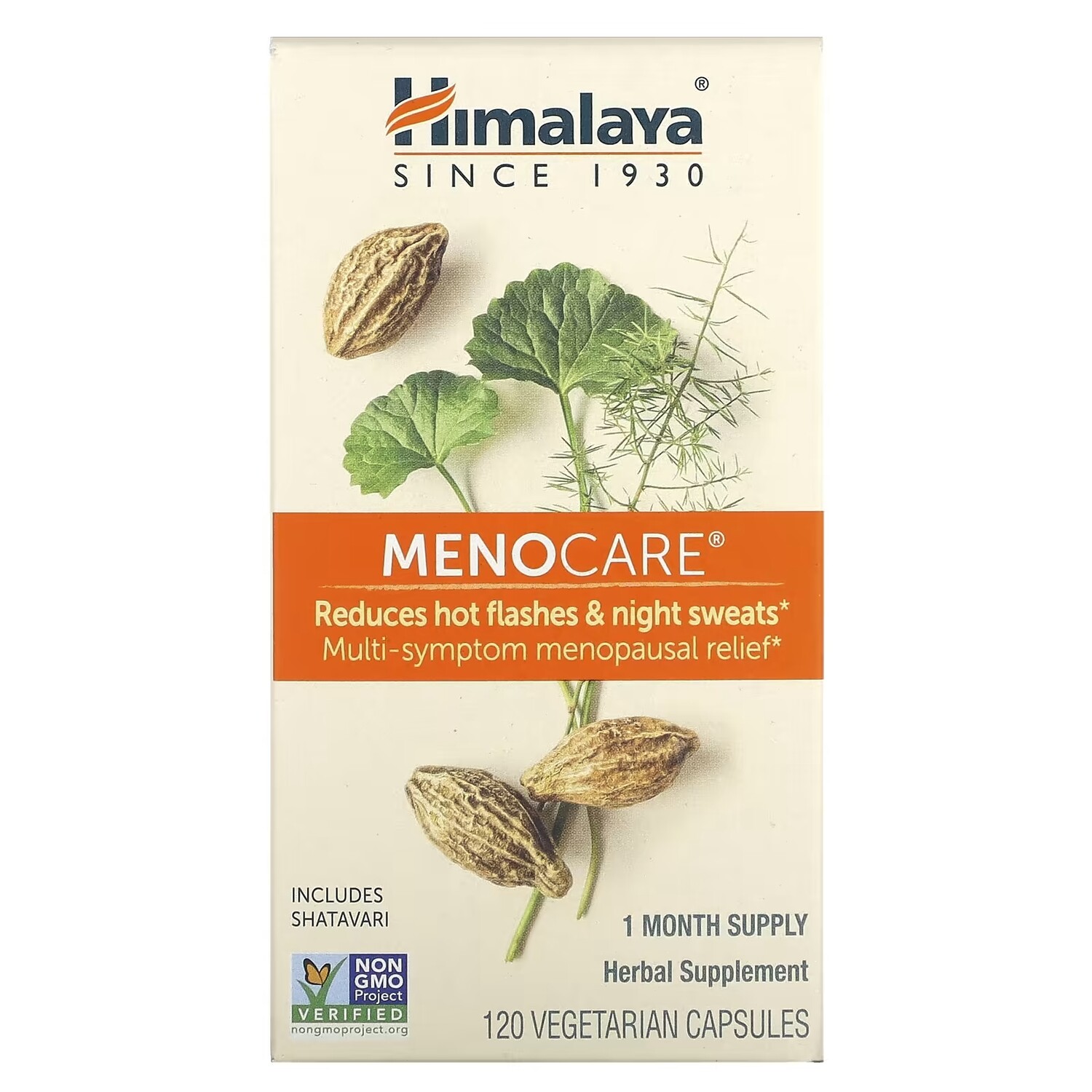 

Травяная Добавка Himalaya MenoCare, 120 вегетарианских капсул