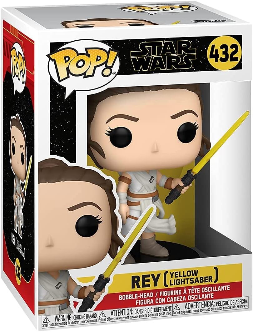 

Фигурка Funko Pop! Star Wars: The Rise Of Skywalker - Rey With Yellow Lightsaber