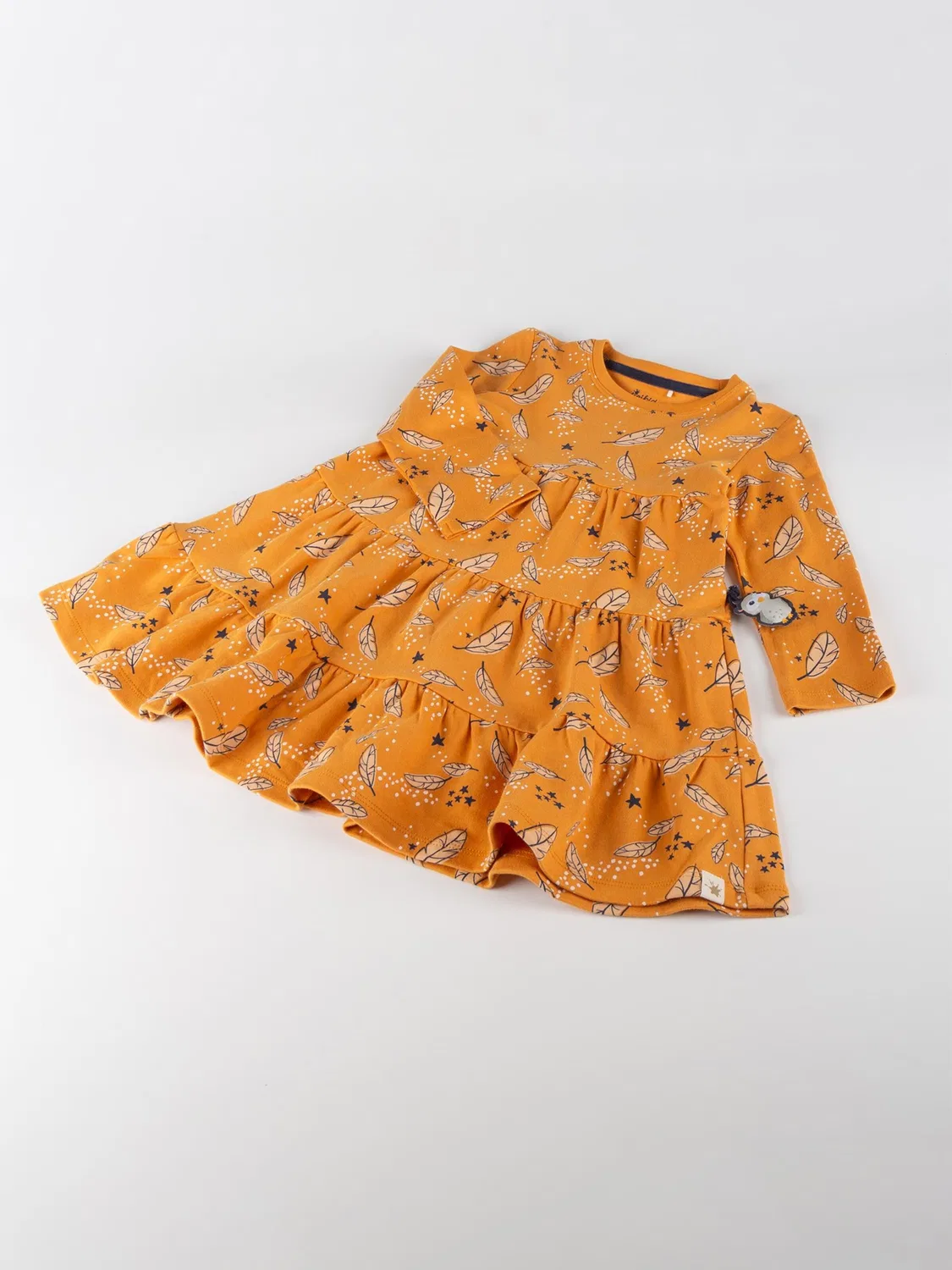 Платье Sigikid Kleid Magic Owl оранжевого цвета — фото 4