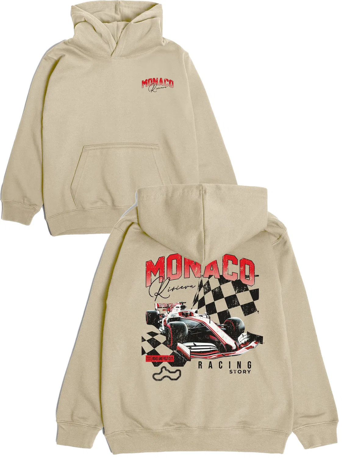 Худи Rags & Rascals Monaco Riviera, натуральный