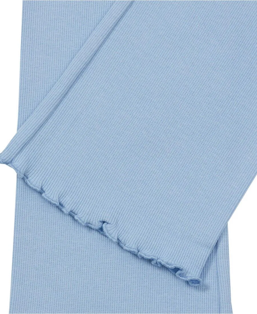 Леггинсы с расклешенным низом Lands' End, Sky Blue — фото 3