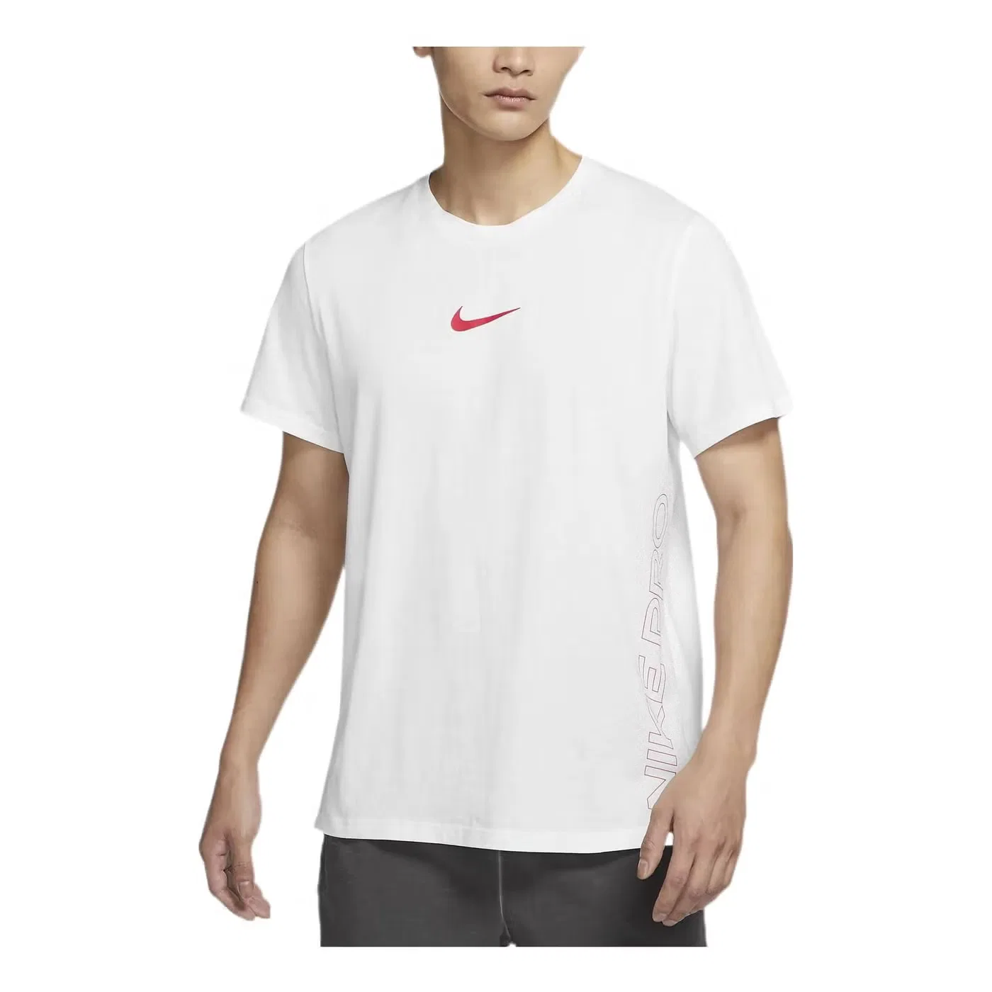 Футболка с принтом Pro Dri-FIT Burnout Logo Nike, разноцветный