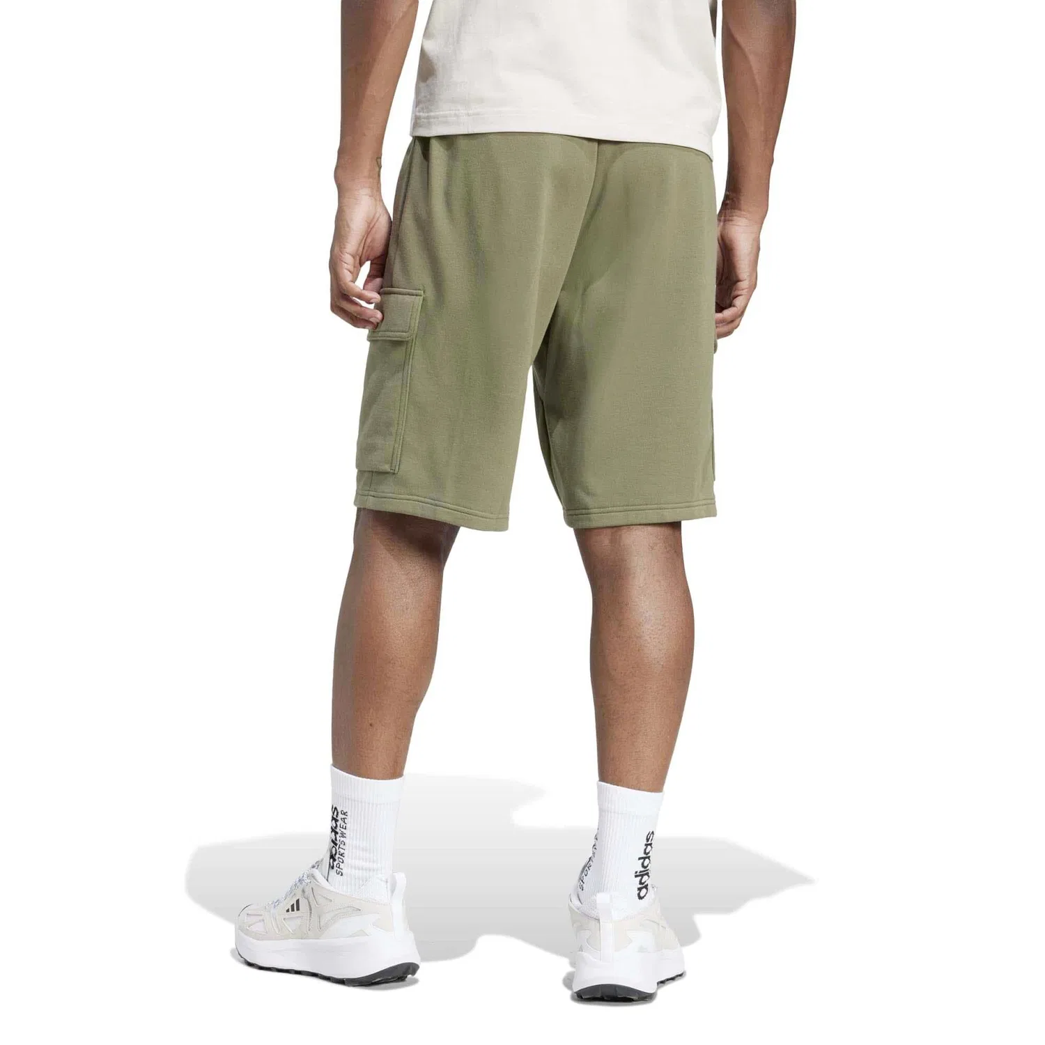 Мужские шорты из футера Felczy C Shorts Adidas, Braun — фото 3