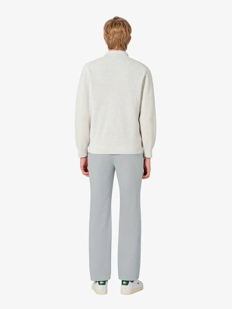 Брюки-слим LACOSTE, Silver — фото 4