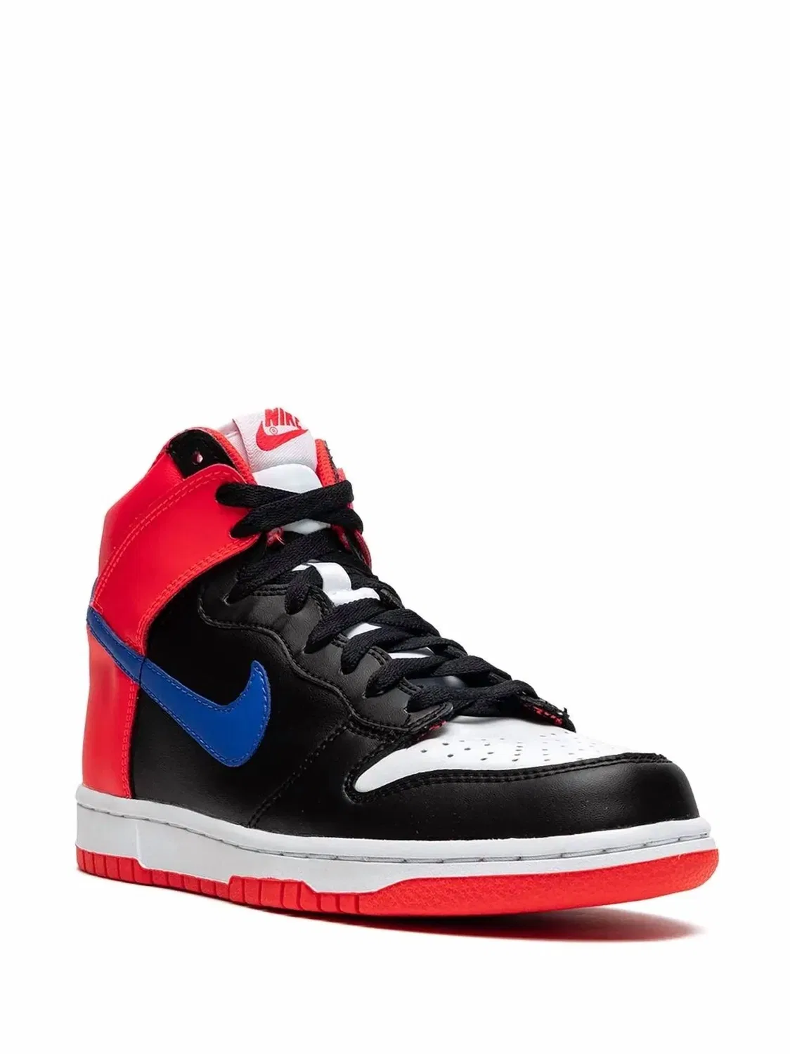 Детские кроссовки Dunk High с перфорацией Nike, Crimson Royal — фото 2