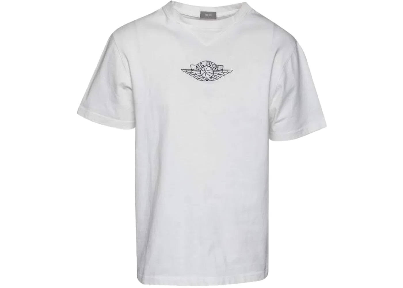 Мужская футболка с принтом Dior x Jordan Wings T-Shirt Dior, White