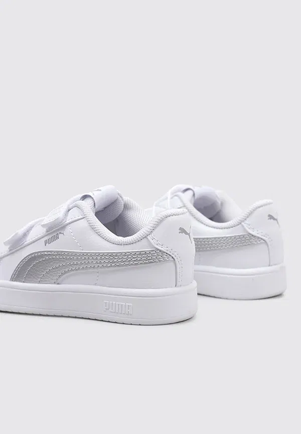 Кроссовки с липучкой Rickie classic Puma, white, белый — фото 4