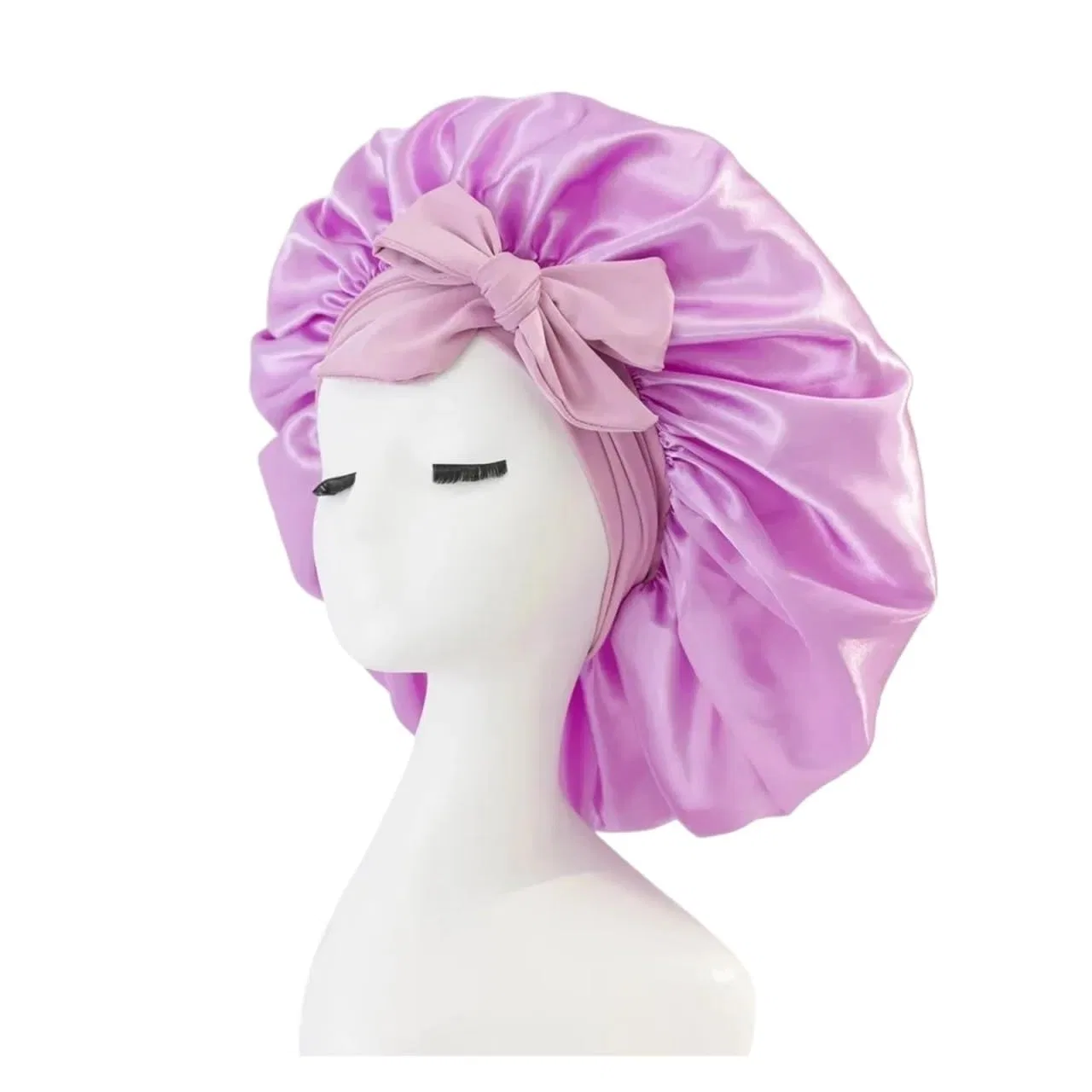 Шапочка для душа из полиэстера, 2 шт, WLIHDB, Light purple