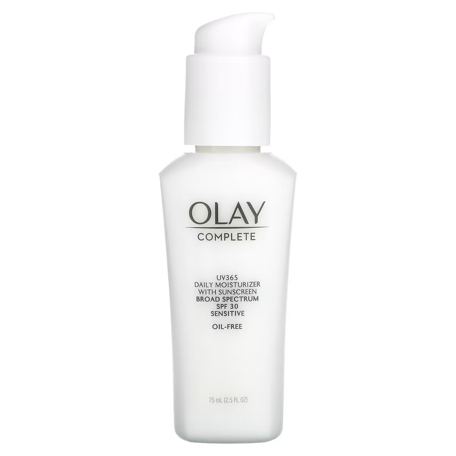 

Olay, Complete, UV365, дневное увлажняющее средство, SPF 30, для чувствительной кожи, 75 мл (2,5 жидк. унции)