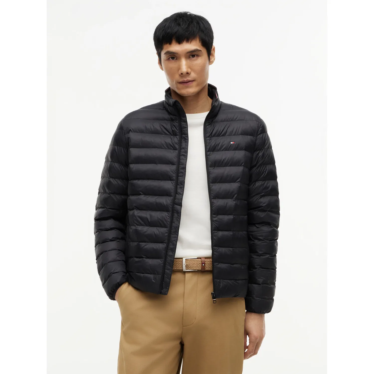 Мужская стеганая куртка CORE PACKABLE RECYCLED JACKET Tommy Hilfiger, Black