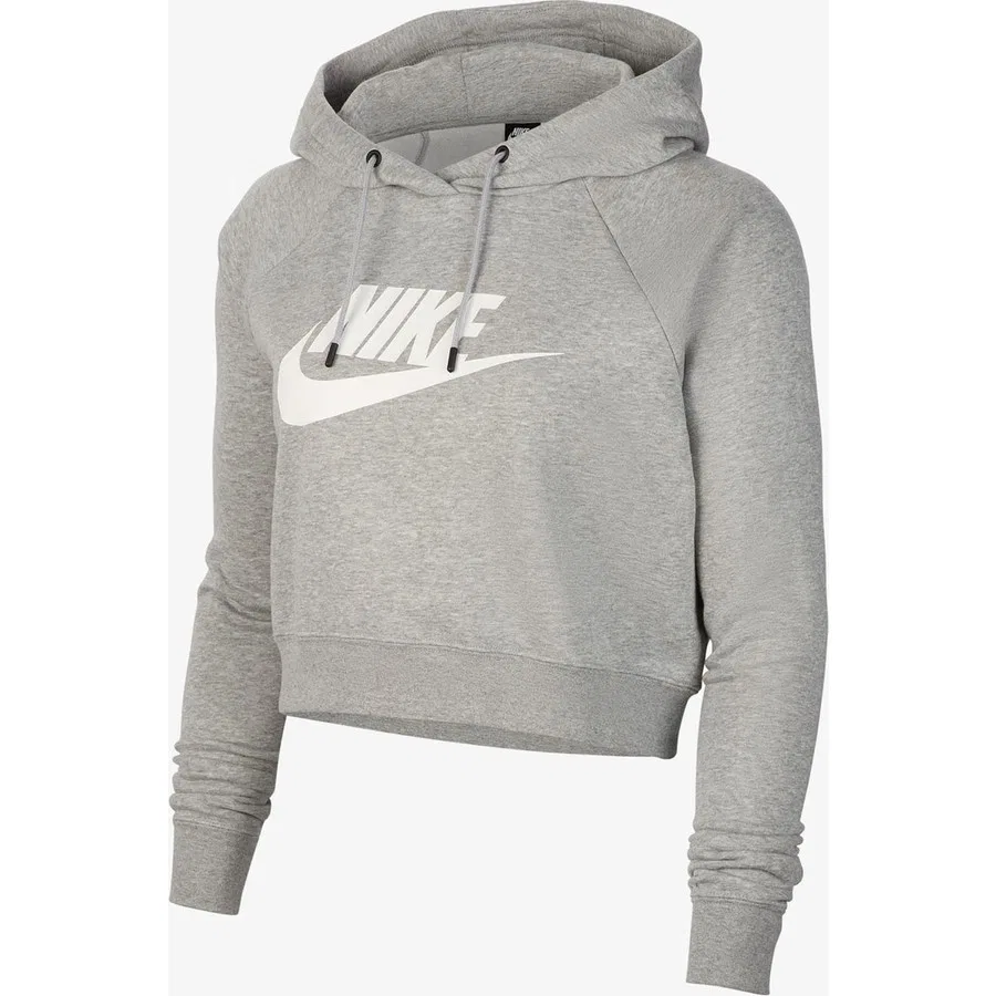 Женский худи с капюшоном Sportswear Essential Nike, Серый — фото 3