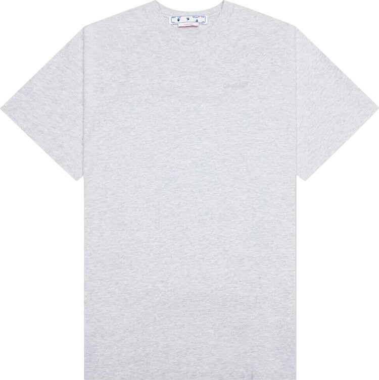 

Футболка Off-White Diag Tab Over Short-Sleeve Tee 'Grey Melan', серый