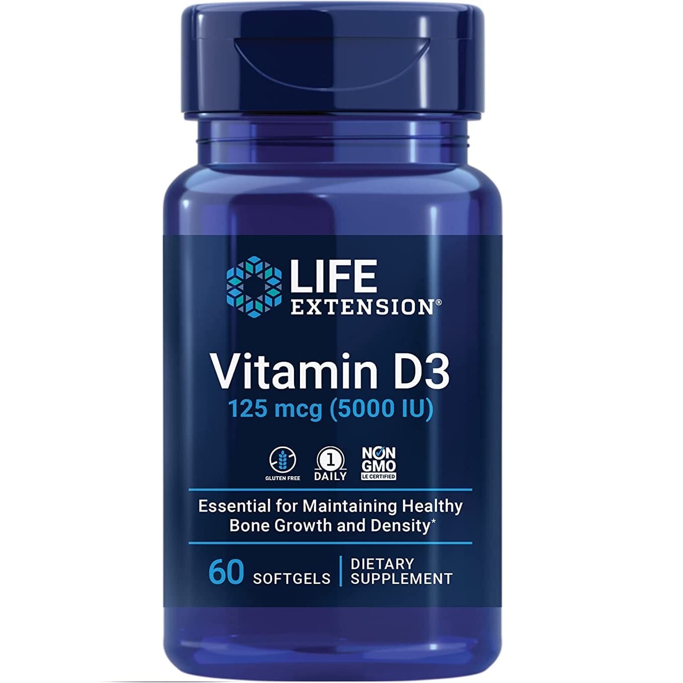 

Витамин D3 Life Extension 125 мг 5000 МЕ, 60 капсул, Черный, Витамин D3 Life Extension 125 мг 5000 МЕ, 60 капсул