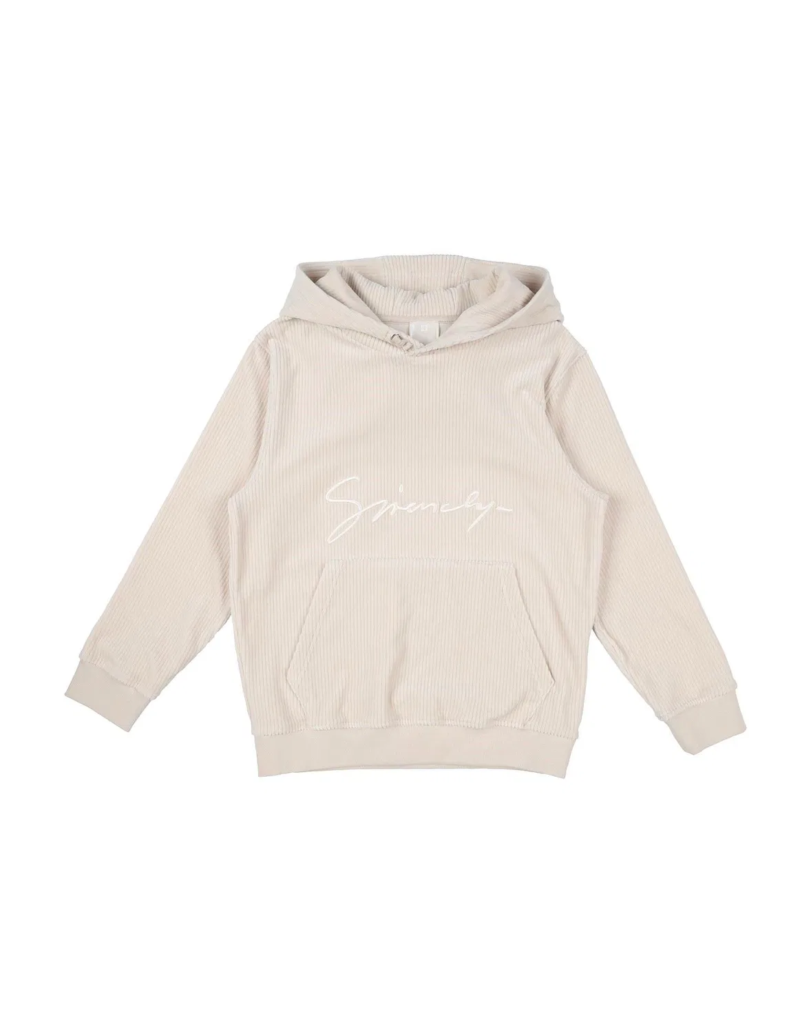 Детская худи для мальчиков из вельвета Givenchy, айвори