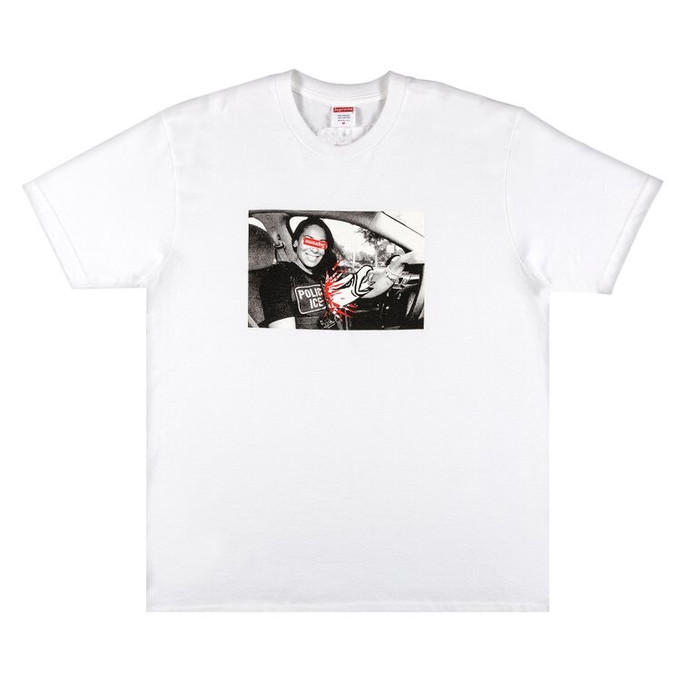 

Футболка Supreme x ANTIHERO ICE Tee 'White', белый