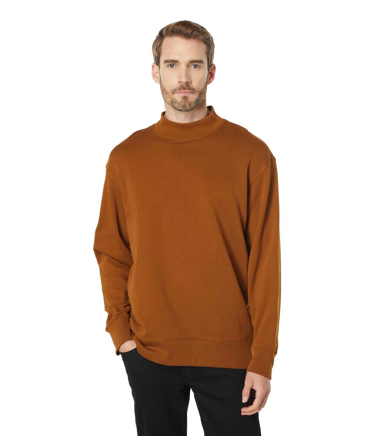 

Толстовка Selected Homme, Dawson High Neck Sweatshirt, Коричневый, Толстовка Selected Homme, Dawson High Neck Sweatshirt