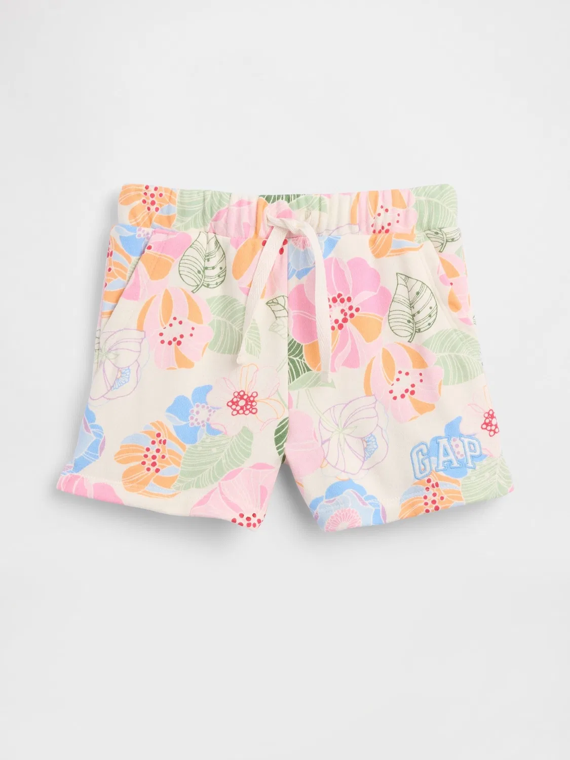 Шорты с принтом, модель Pull On Logo Gap, Bright Floral
