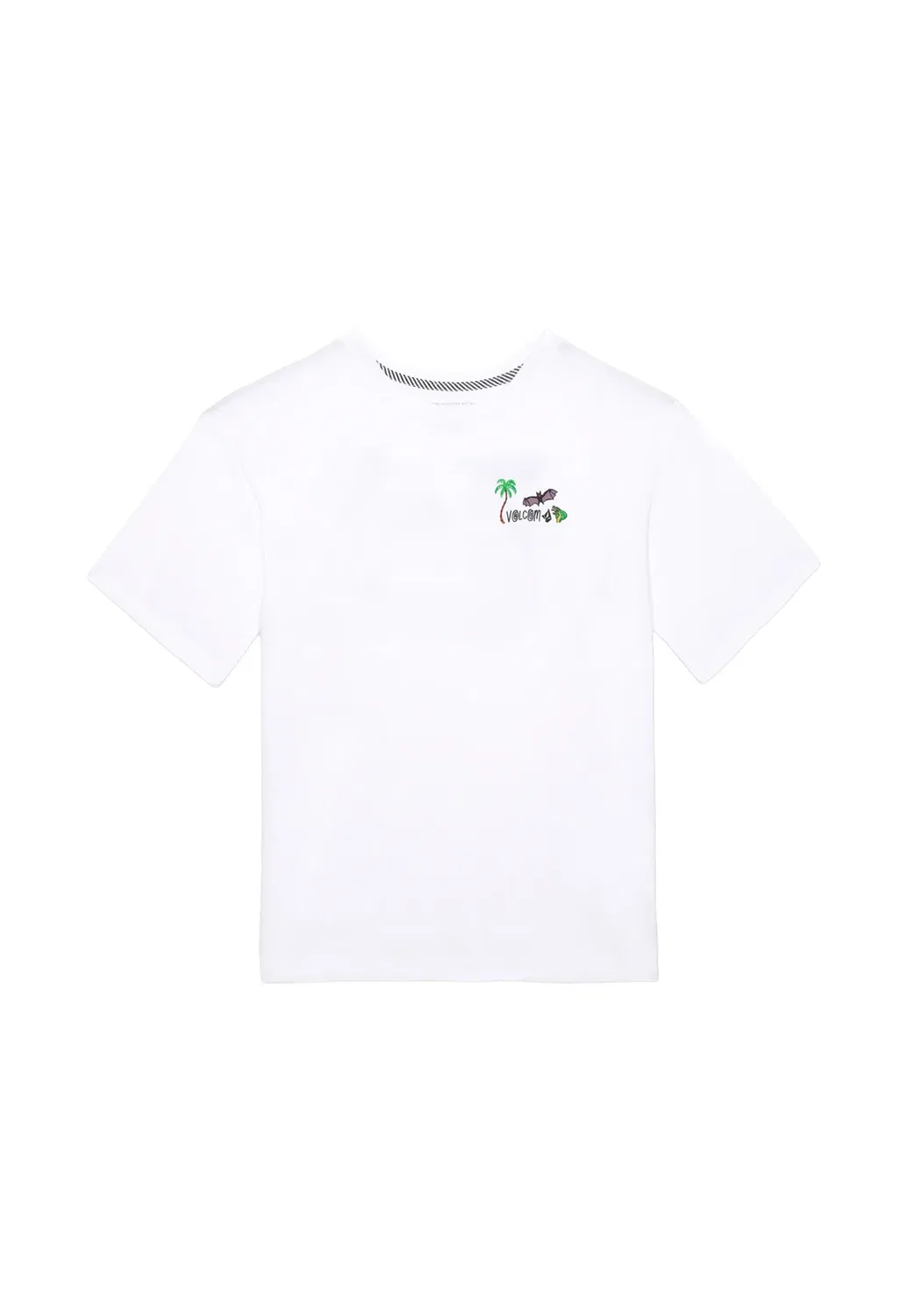 Tee fa ozzy 1 - футболка с принтом Volcom, White — фото 3