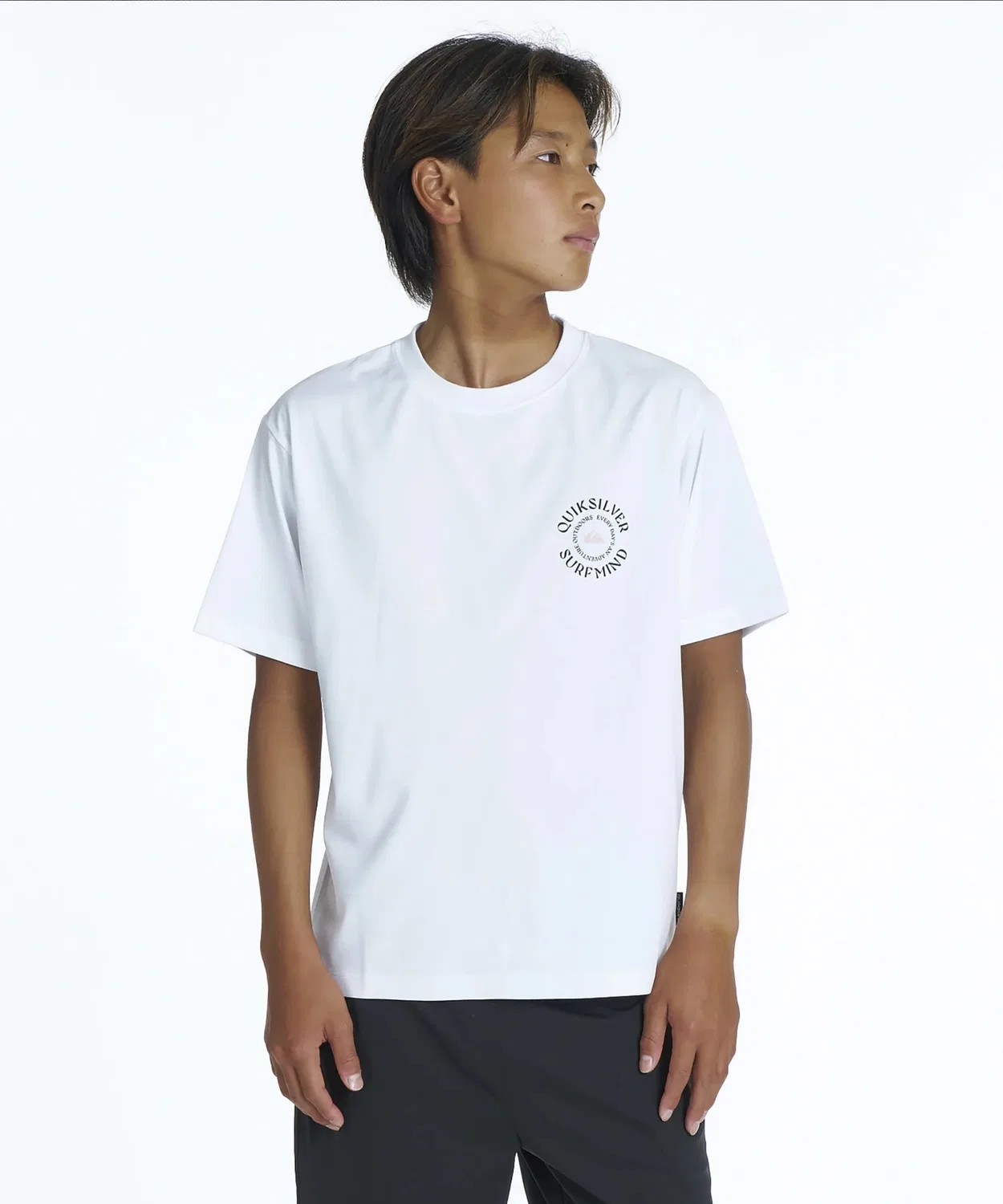Детская футболка с принтом QUIKSILVER QS CIRCLE SS YOUTH Quiksilver, Белый — фото 3