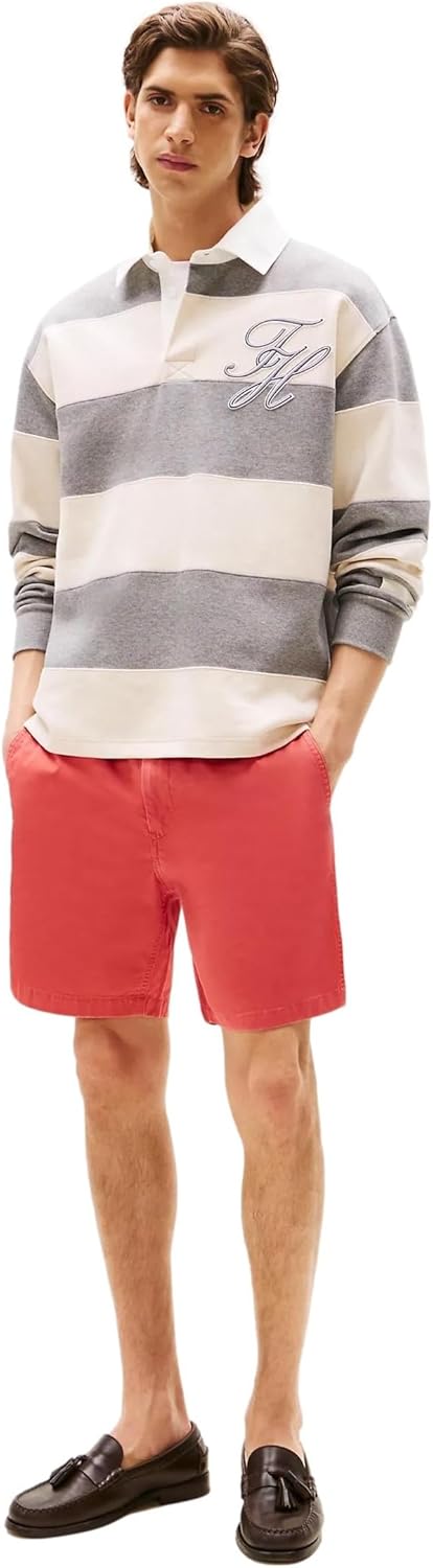 Мужские шорты Tommy Hilfiger Regular Fit Flex-Tommy, коллекция 2024, 40, Nantucket Red (Pull-On) — фото 3