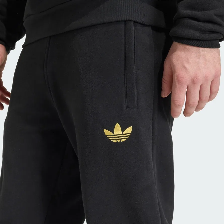 Спортивные брюки с принтом Manchester United Cultural Story, adidas, Черный — фото 4