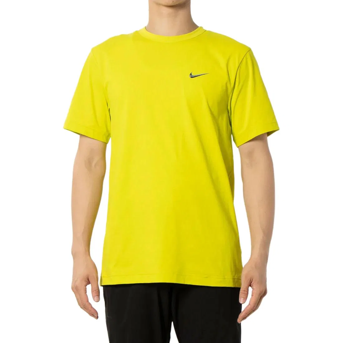 Мужская футболка с круглым вырезом Bright Yellow Nike