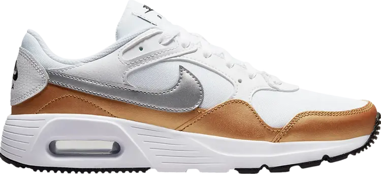 

Кроссовки Nike Wmns Air Max SC 'White Metallic Gold', белый