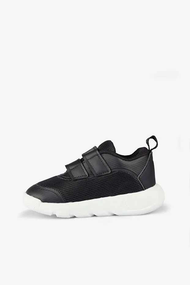 Детские спортивные кроссовки для девочек на липучке Vicco, Black — фото 3