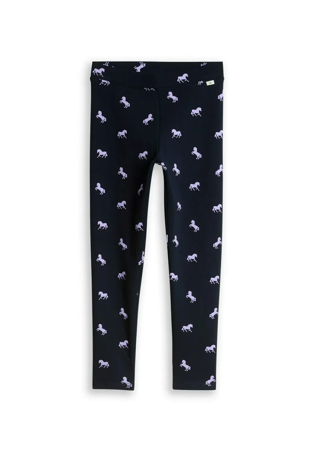 Леггинсы Hosen & chino с принтом по всей поверхности - леггинсы - брюки Tom Tailor, Dark Blue Horses Print