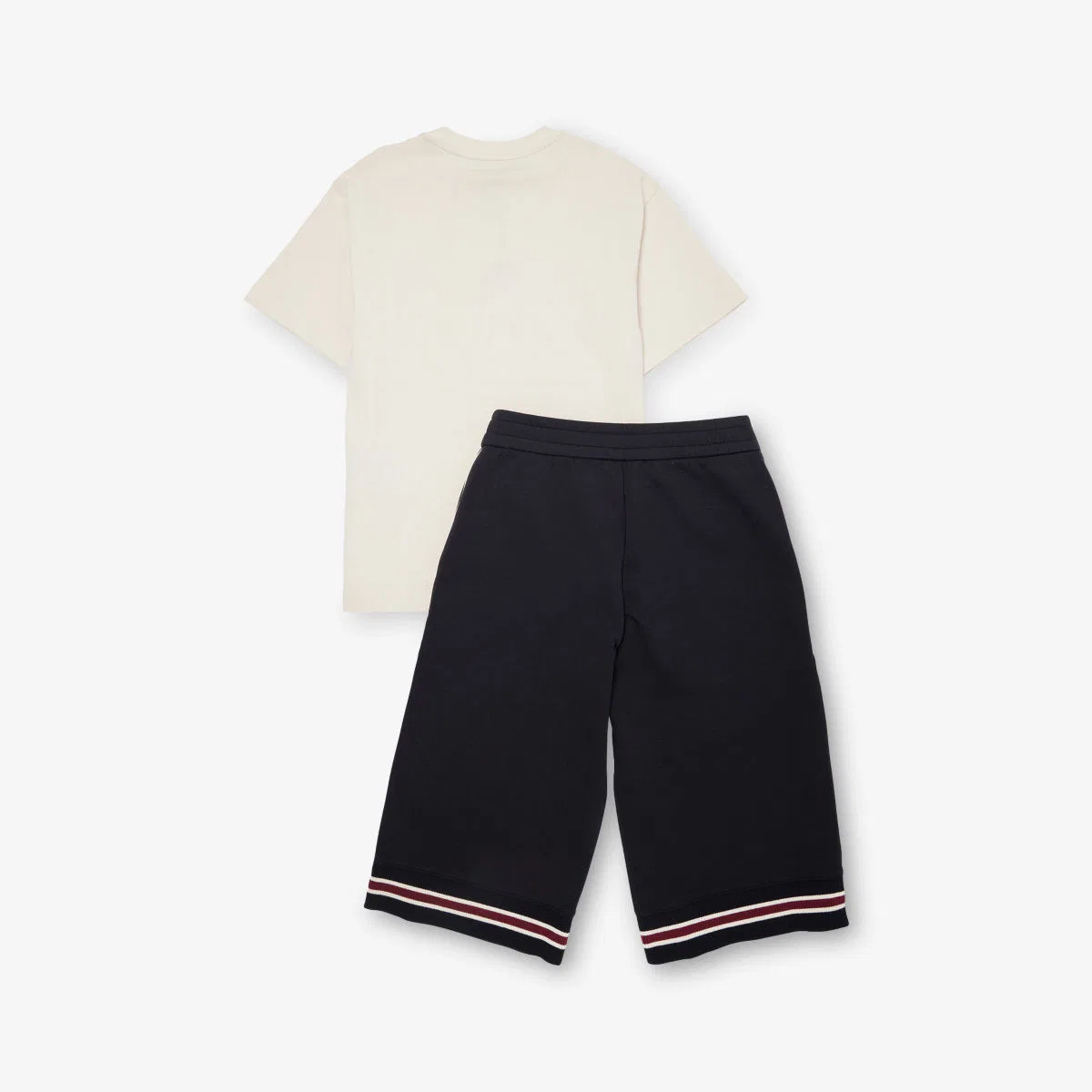 Комплект из футболки и спортивных штанов с логотипом (4-16 лет) Emporio Armani, белый/темно-синий — фото 3