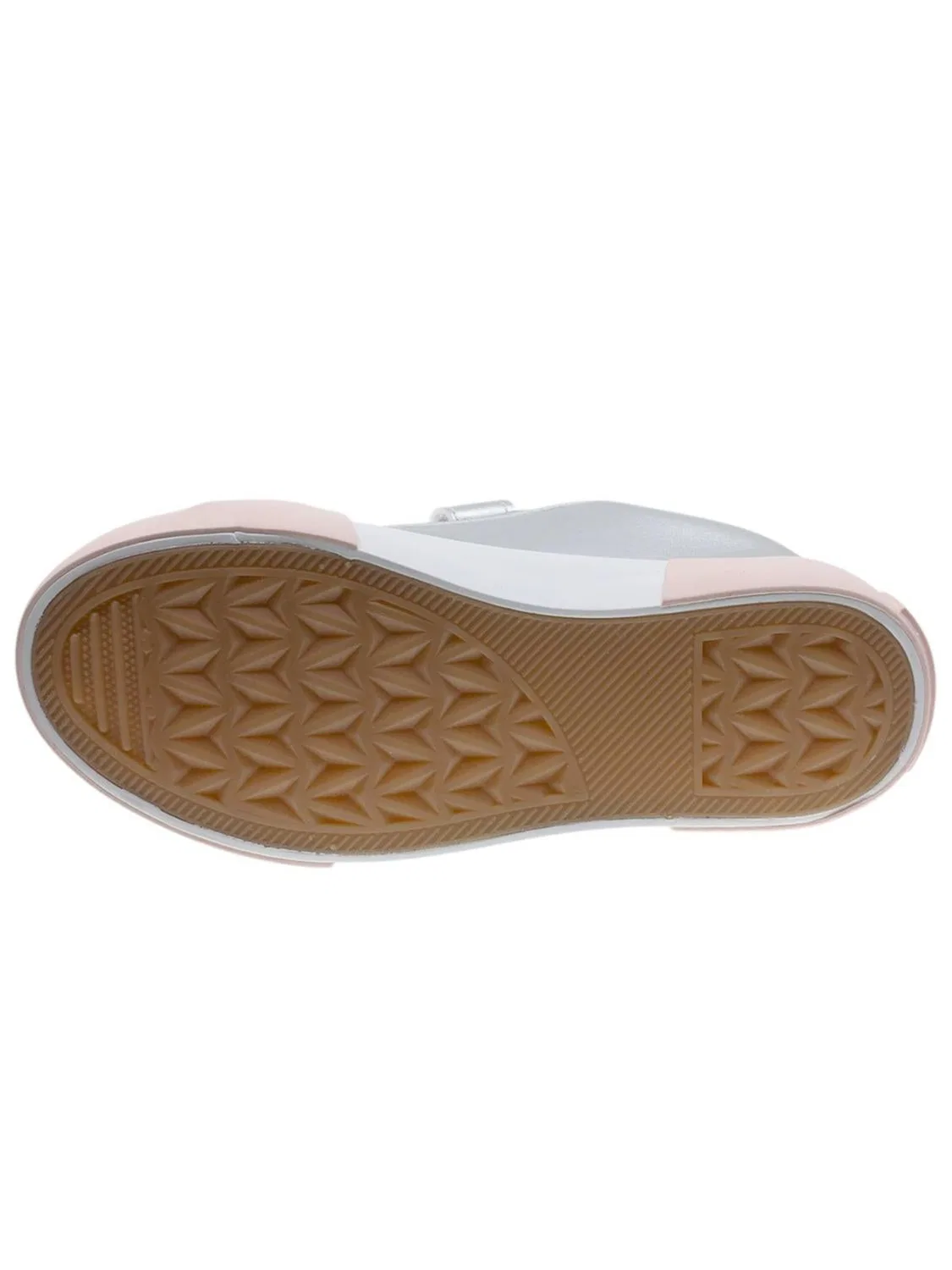 Кроссовки Beppi Canvas Shoe серебристого цвета — фото 4
