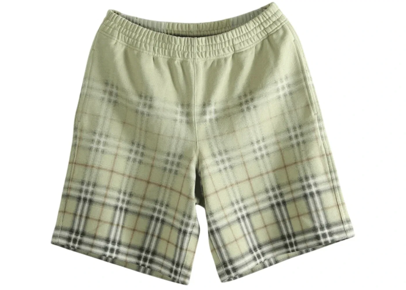Мужские шорты с принтом Burberry Shorts, Glade Green Ip Check