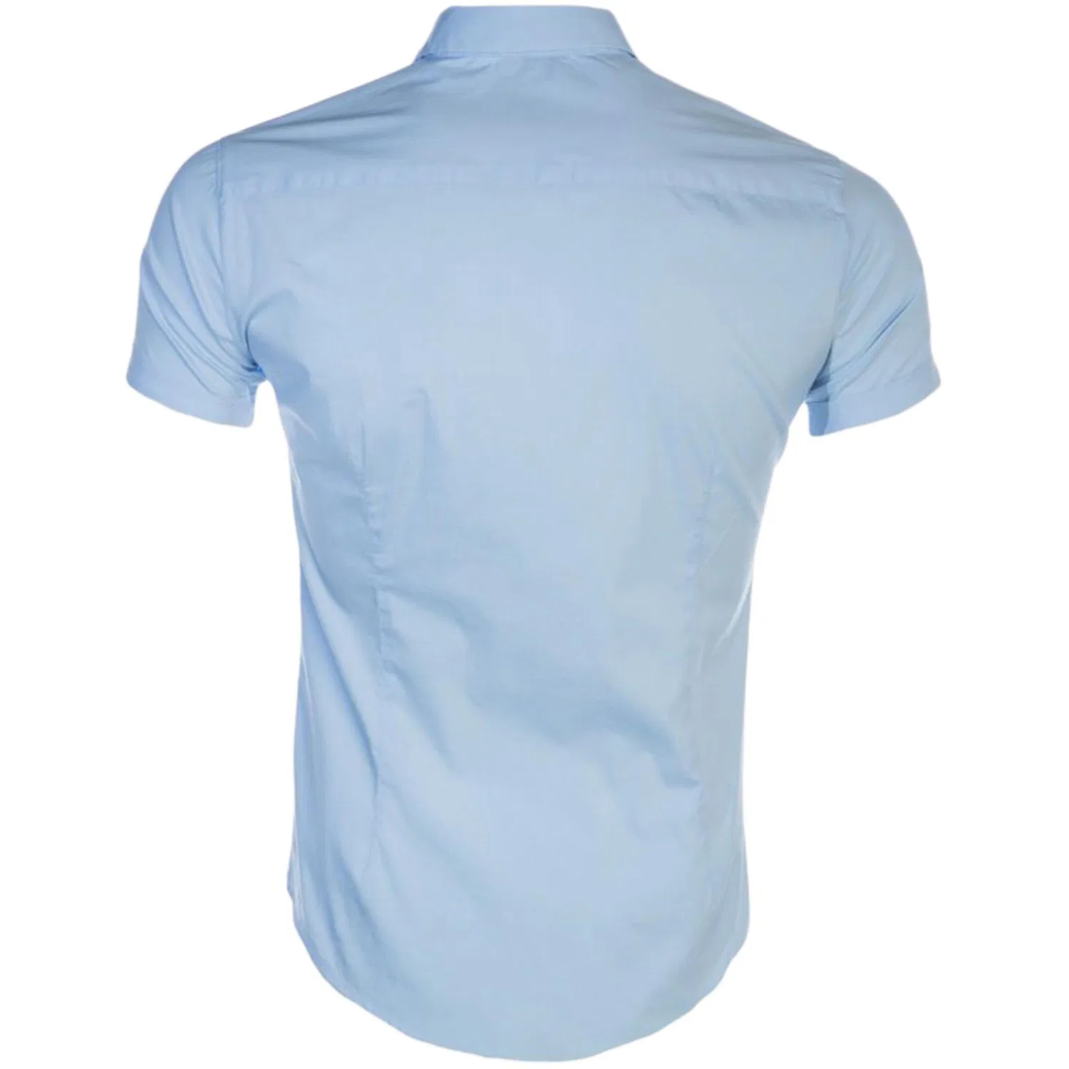 Мужская рубашка с длинным рукавом Emporio Armani, Light Blue — фото 3