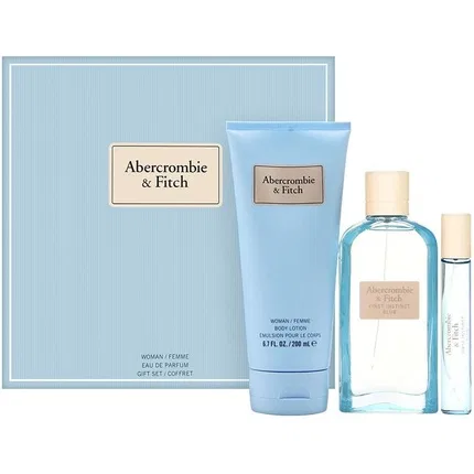 Подарочный набор парфюмерии First Instinct Blue for Women Abercrombie & Fitch
