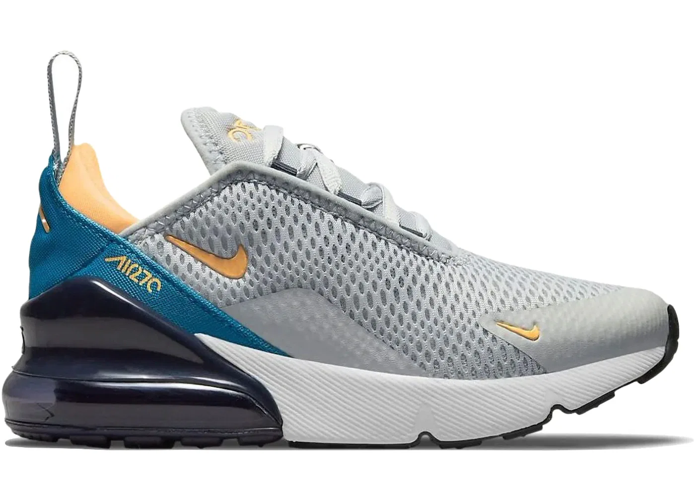 Детские кроссовки Lifestyle Nike Air Max 270, Grey Fog/Midnight Navy/Imperial Blue/Melon Tint