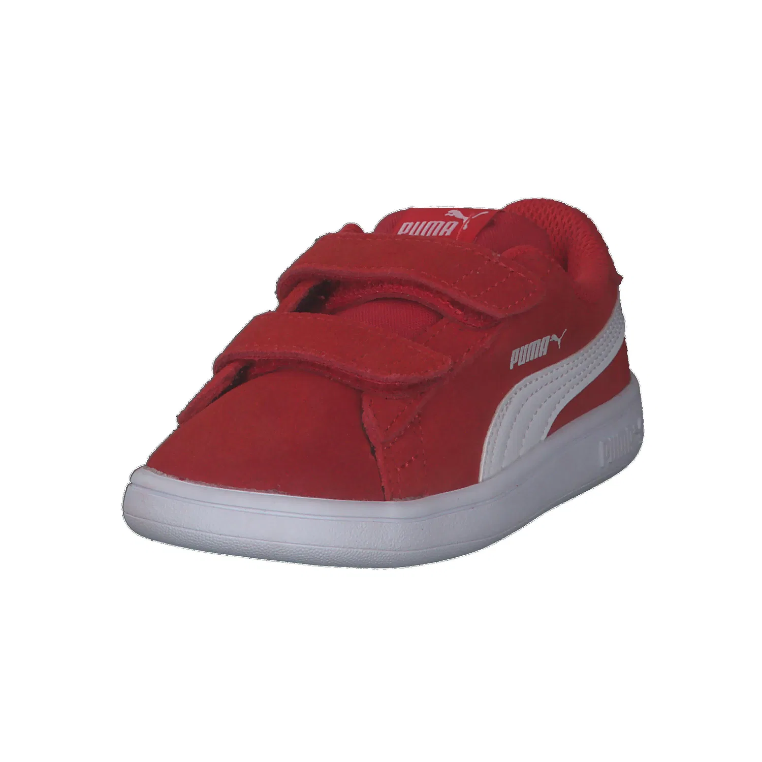 Детские кроссовки с замшевым верхом Puma Smash v2 SD V Inf, Rot — фото 4