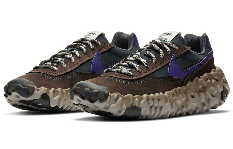 Кроссовки Nike OverBreak SP, темно-коричневый/черный — фото 3