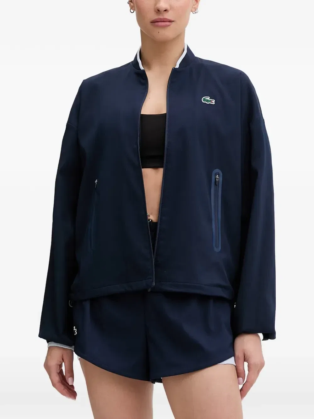 Куртка Lacoste с логотипом, синяя