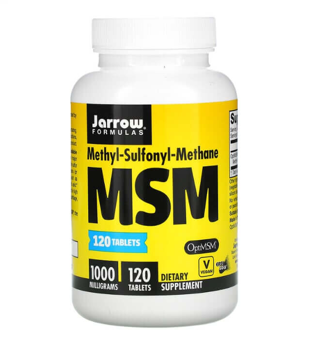 

МСМ, 1000 мг, 120 таблеток, Jarrow Formulas