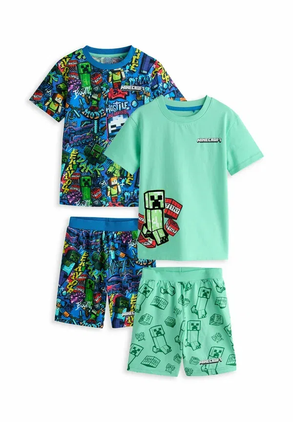 Комплект пижам с принтом License 2 pack set Next, Green/Blue, синий/зеленый