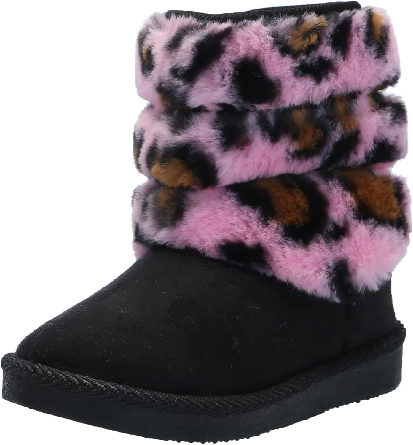 Детские ботинки для девочек Josmo, Black/Leop