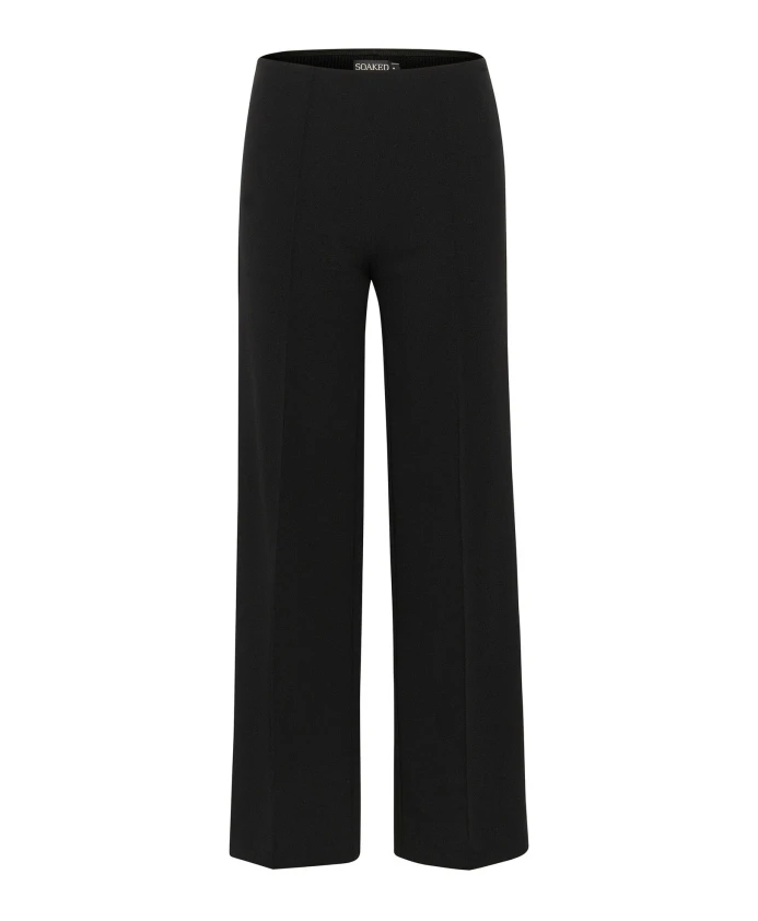 

Черные брюки прямого кроя Soaked In Luxury, черный