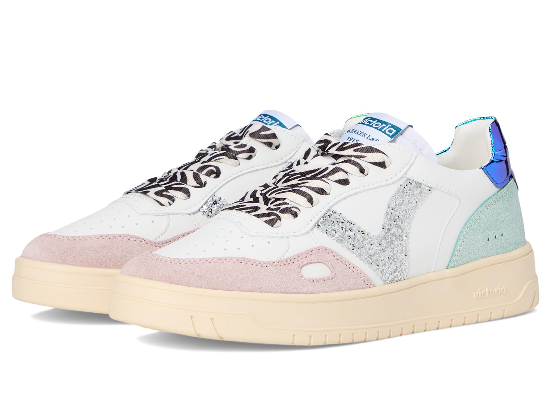 Кроссовки Unisex victoria Seul Suede & Fantasia, цвет Rosa